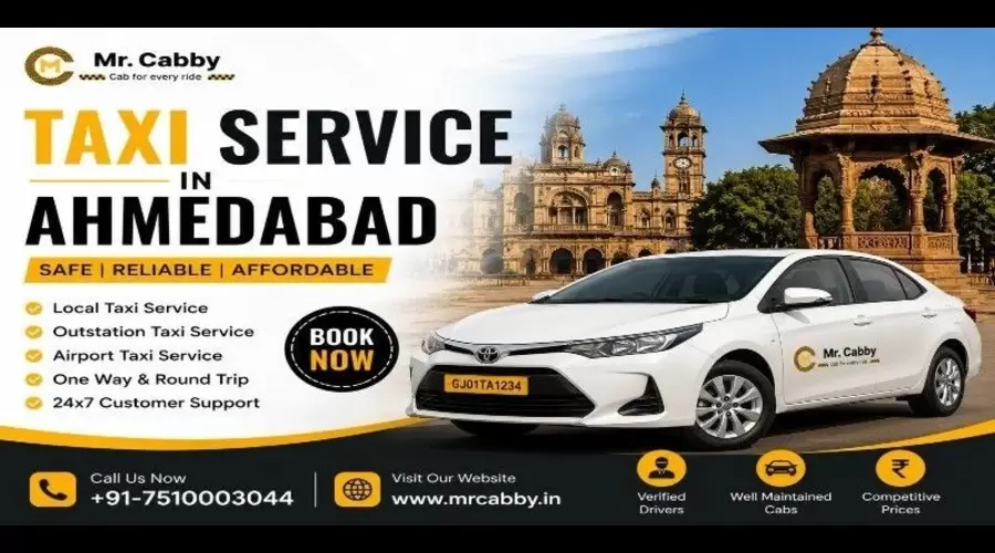 Taxi Service in Ahmedabad for Corporate and Family Travel